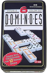 Dominoes Game Set in a Tin Case