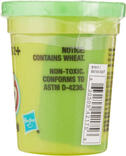 Neon green Play-Doh single can of dough by Hasbro, 113g, showing the colorful container and fresh modeling clay.