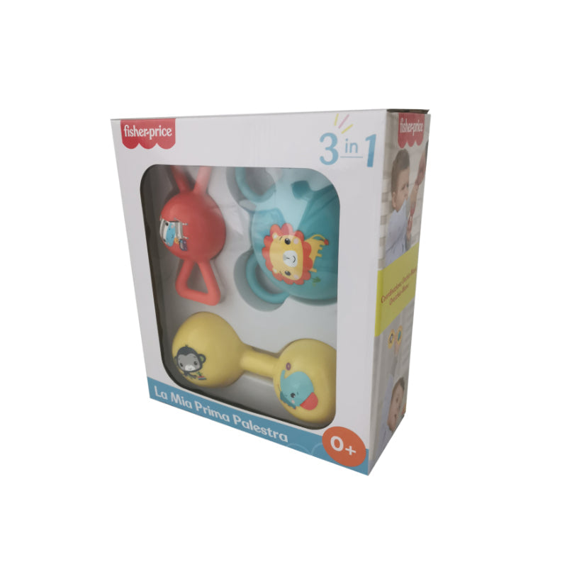 Fisher-Price Belling Ball Set featuring colorful plastic balls in a playful indoor setting for children.