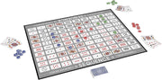 Playzokids Goliath Sequence Premium Edition game set with giant board measuring 20.25 x 26.25 inches, featuring colorful game pieces.