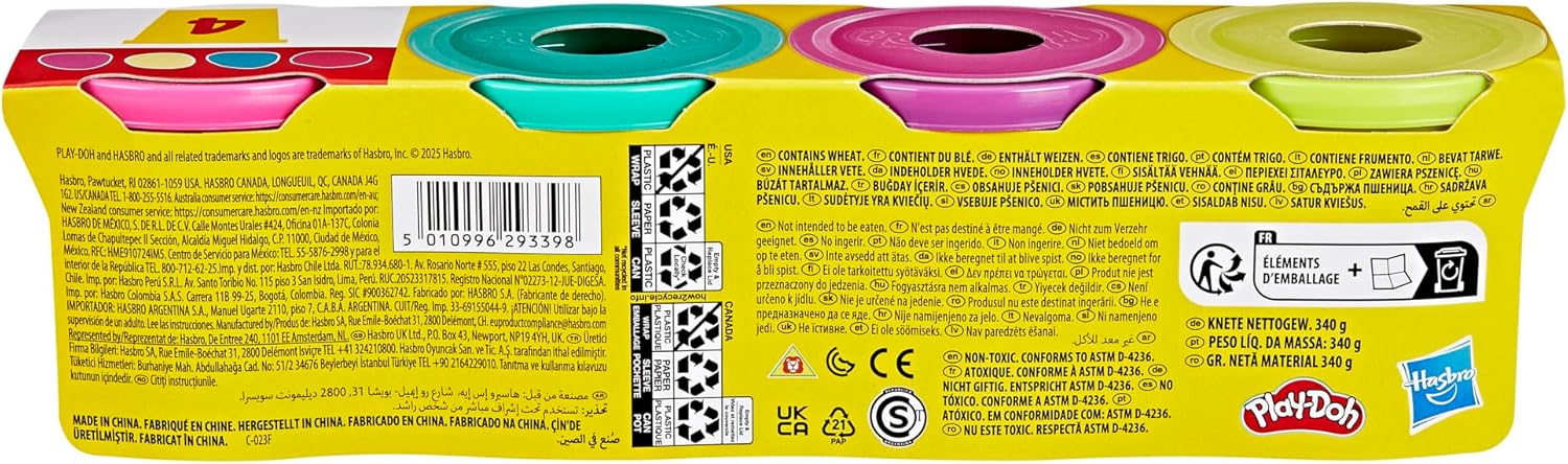 Play-Doh 4-Pack Classic Colour Set