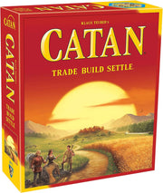 Playzokids Catan 6th Edition board game with colorful trade, build, and settle pieces for strategic gameplay.