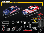 Carrera Street Legends toy set featuring miniature race cars and track pieces for racing enthusiasts.
