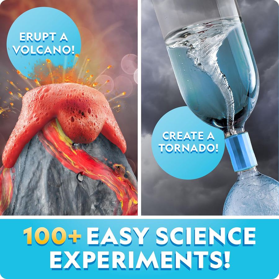 Blue marble Earth model from the Playzokids National Geographic Mega Science Series Earth Kit, featuring detailed planetary surface and labels.