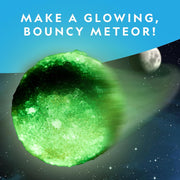Playzokids National Geographic glow-in-the-dark meteor toy with detailed surface and luminous features for space exploration fun.
