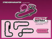 Carrera GO!!! pink action racing race track set with colorful cars and racing accessories for kids' toy entertainment
