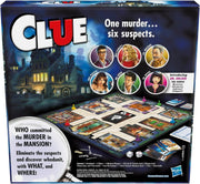 Playzokids Hasbro Clue game box showing colorful game pieces and classic mystery game design on the front.