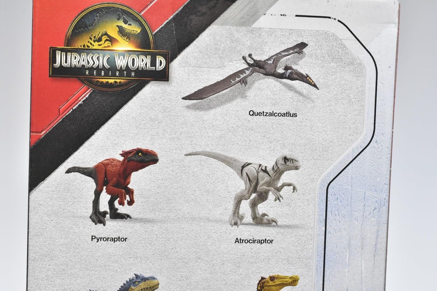 Jurassic World Allosaurus dinosaur figure with detailed scales and open mouth, showcasing realistic features on a neutral background.
