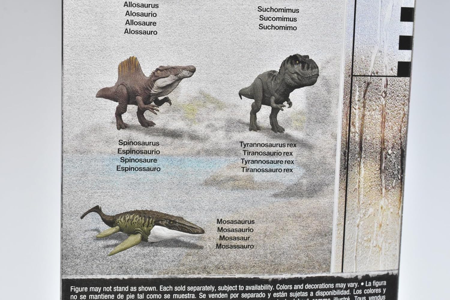 Jurassic World Allosaurus dinosaur figure with detailed sculpting and realistic features, suitable for collectors and kids.