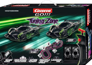 Carrera Tuning Zone car racing track toy with colorful plastic track pieces and racing cars for kids and racing enthusiasts