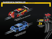 Carrera high-speed digital race track toy with colorful race cars on a detailed track setup for kids and enthusiasts.