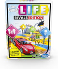 Hasbro The Game of Life Rivals Edition toy game with colorful game board and playing pieces for two players.
