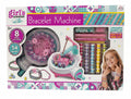 Girls Creator bracelet machine with 54 spools for creating colorful woven bracelets and jewelry crafts.