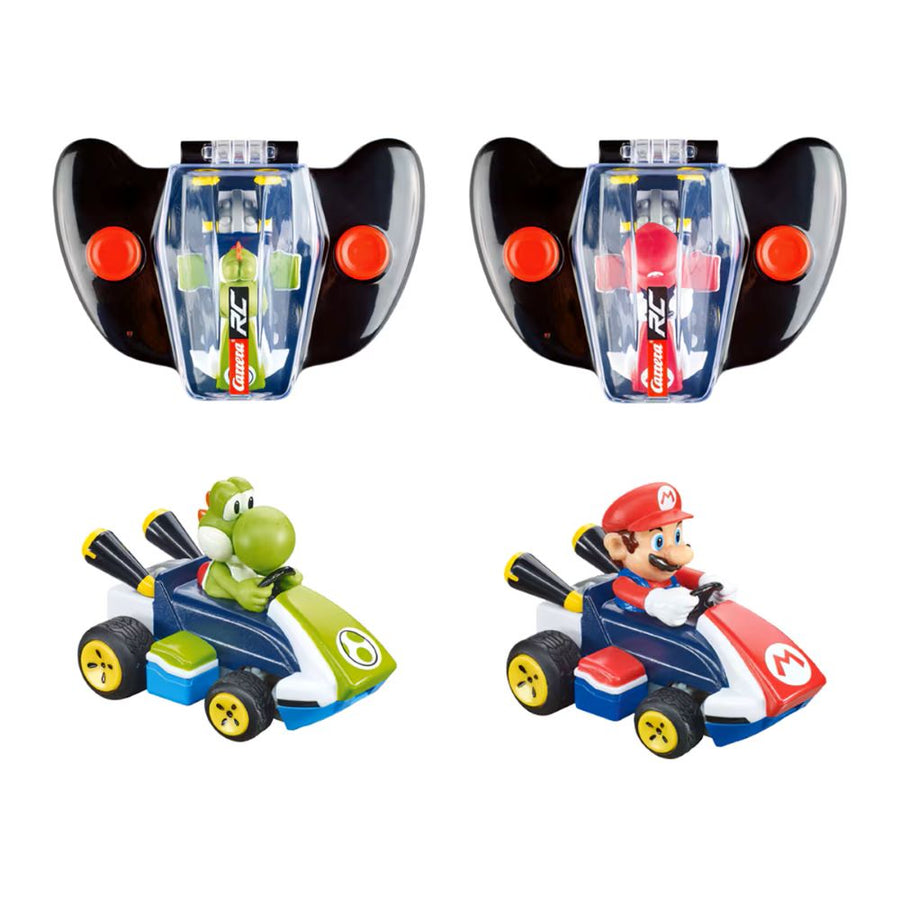 Carrera  RC Mario kart Mini , MARIO & YOSHI - TWIN PACK