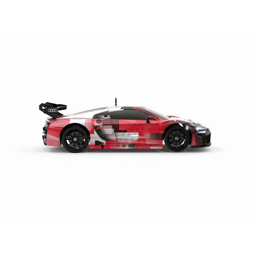 Remote control Carrera Audi RS LMS GT3 Evo toy car, detailed Carrera RC model with sleek design and vibrant colors.
