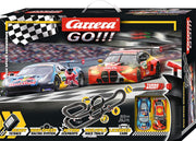 Carrera high-speed digital race track toy with colorful race cars on a detailed track setup for kids and enthusiasts.