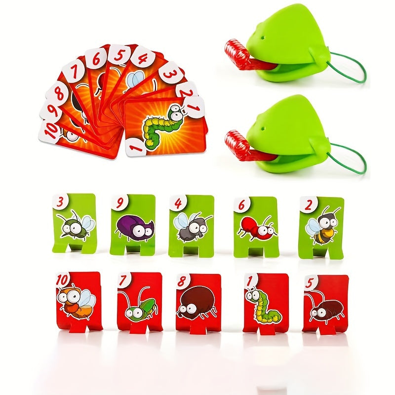 Frog Mouth Spit Tongue Board Game by Generic, featuring colorful game pieces and a game board with frog-themed design.