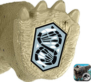 Jurassic World Rebirth Frenzy Pack Edmontonia dinosaur toy with detailed green and brown scales and ferocious expression.
