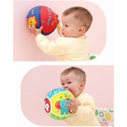 Fisher-Price baby play balls, 15cm colorful soft plastic balls for infants to roll and grasp during playtime