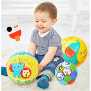 Fisher-Price baby play balls, 15cm colorful soft plastic balls for infants to roll and grasp during playtime