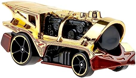 Playzokids Hot Wheels die cast car by Mattel, shiny red toy vehicle with detailed design and racing features.