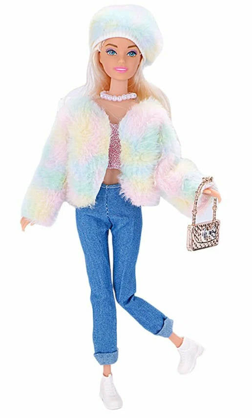 Barbie Fashion Doll BT-02 toy with colorful outfit and blonde hair, perfect for imaginative play and collecting.