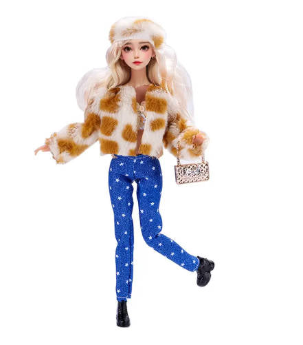 Colorful Barbie Fashion Dolls BT-03 toy set featuring stylish dolls with fashionable outfits and accessories.