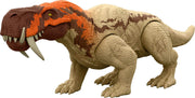 Jurassic World Rebirth Strike Attack dinosaur figure with detailed scales and fierce stance, toy for Jurassic World fans.