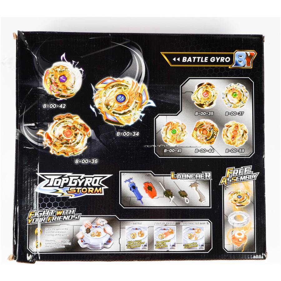 Kids' Beyblade battle toy spinning tops from Generic, featuring vibrant colors and dynamic design for energetic play.