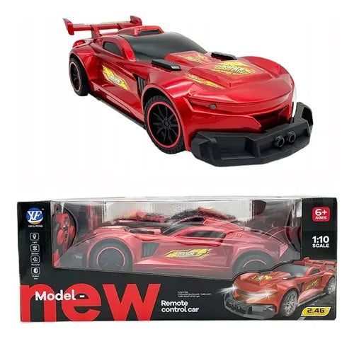 Generic YF remote control toy car with lights, 27MHz, 4-channel RC car suitable for children and hobbyists.