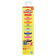 Set of ten Play-Doh mini cans in various colors from Hasbro, perfect for creative play and colorful modeling.