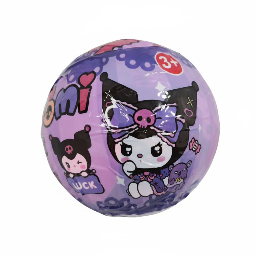 Kuromi anime blind figure toy featuring a cute, stylized design with vibrant colors and detailed character features.