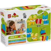 LEGO 10477 Duplo 3-in-1 Creative Cute Pets set with colorful animal figures and building blocks for kids' imaginative play.