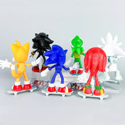 Playzokids Sonic The Hedgehog Movie Edition figure, 16cm tall, detailed plastic character toy with vibrant colors and dynamic pose.