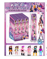 Kpop Demon Hunters Mini Figure Set 6pcs