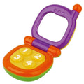 Tanny Kids Baby Rattle Phone toy with colorful buttons and handle, designed for infants to promote sensory play and fine motor skills.