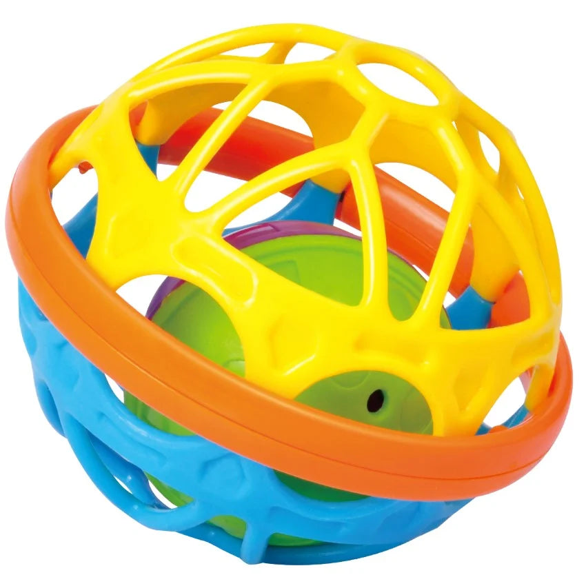 Colorful Tanny Toys Baby Bend Ball by Tanny Kids, soft and flexible toy for babies with bright patterns and textured surface