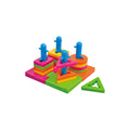 Colorful Tanny Toys Puzzle Stacking set for kids, featuring various shaped pieces for stacking and play.