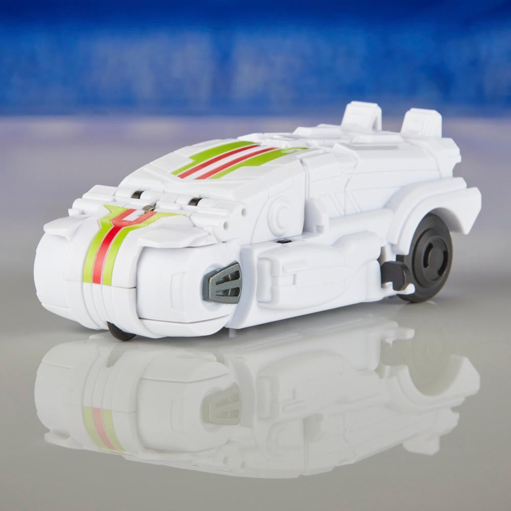 Hasbro Transformers COG Wheel Jack action figure, detailed robot toy with transforming features, posed on a plain background.