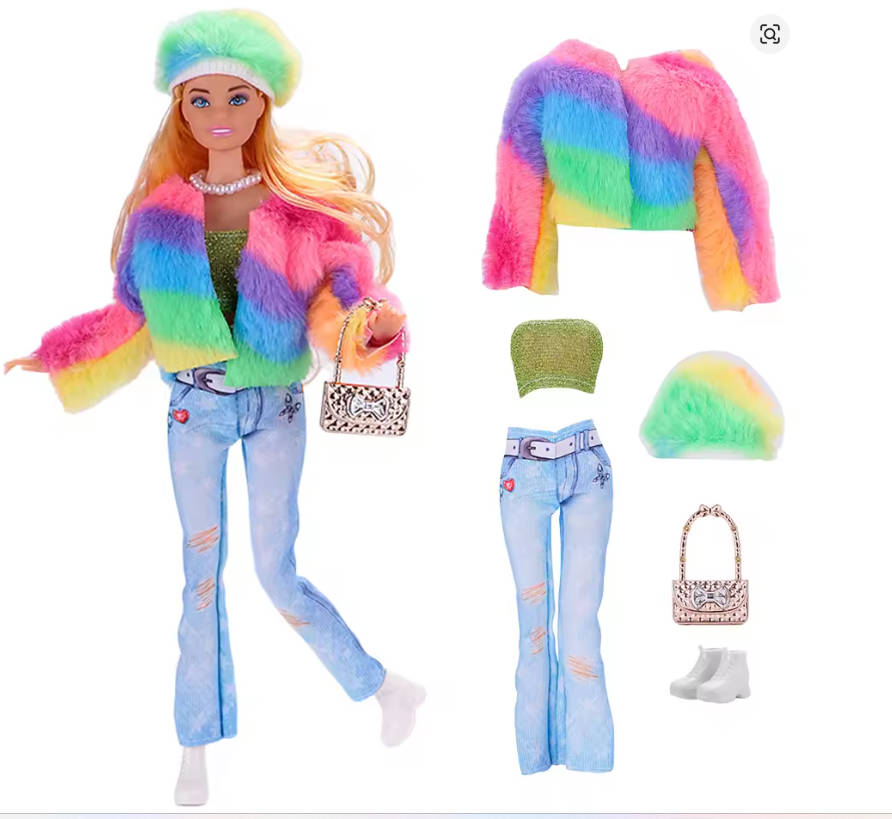 Generic Barbie Fashion Doll BT-04 toy with stylish outfit and blonde hair, perfect for imaginative play and collection.