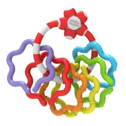 Colorful Tanny Kids Funny Rattle for infants, featuring bright, engaging design perfect for early sensory development.