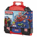 Carrera Speed Arena Police Chase toy set with detailed police cars and racing track for kids' excitement and play.