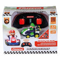 Carrera Mini RC Mario Kart Luigi toy car with detailed design, remote control, and vibrant colors, suitable for kids and collectors.