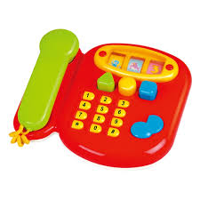 Tanny Toys Happy Phone for kids showing a colorful pretend play phone with playful buttons and a cheerful design.