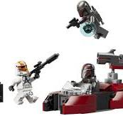 Lego LEGO 75449 Siege of Mandalore Battle Pack with LEGO minifigures and weapon accessories for play and display.