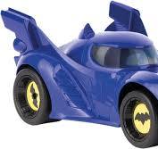 Carrera RC Batwheels Bam toy car in vibrant colors, designed for kids and remote-controlled racing fun.