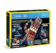 National Geographic robotic hand toy showing detailed mechanical fingers and joints, designed for educational play and STEM learning.