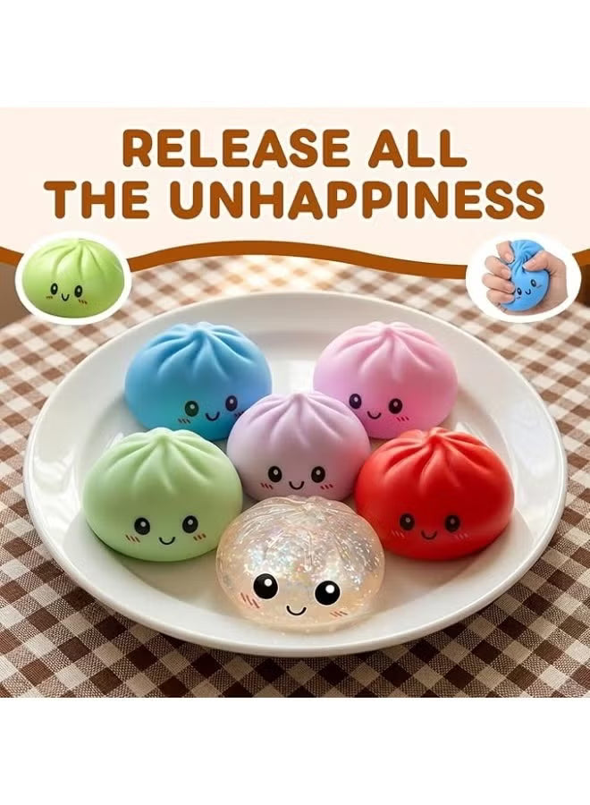 Colorful Dumpling Squishy toy from Generic, showing soft, squeezable texture and assorted design for stress relief and play.