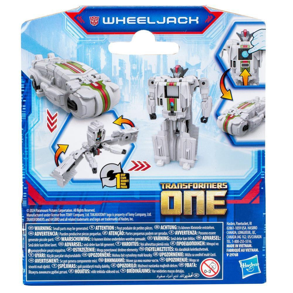 Hasbro Transformers COG Wheel Jack action figure with detailed robot features, poseable limbs, and vibrant colors.
