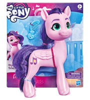 My Little Pony Princess Petals toy by Hasbro featuring a colorful pony figure with a pink mane and accessories.